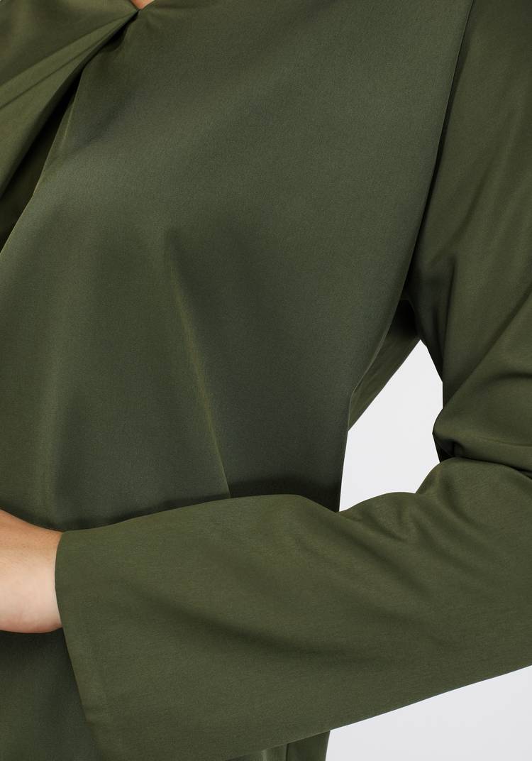 Блуза с фантазийным манжетом шир.  750, рис. 4