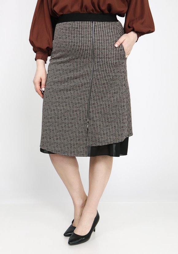Юбка двухслойная шир.  580, рис. 5
