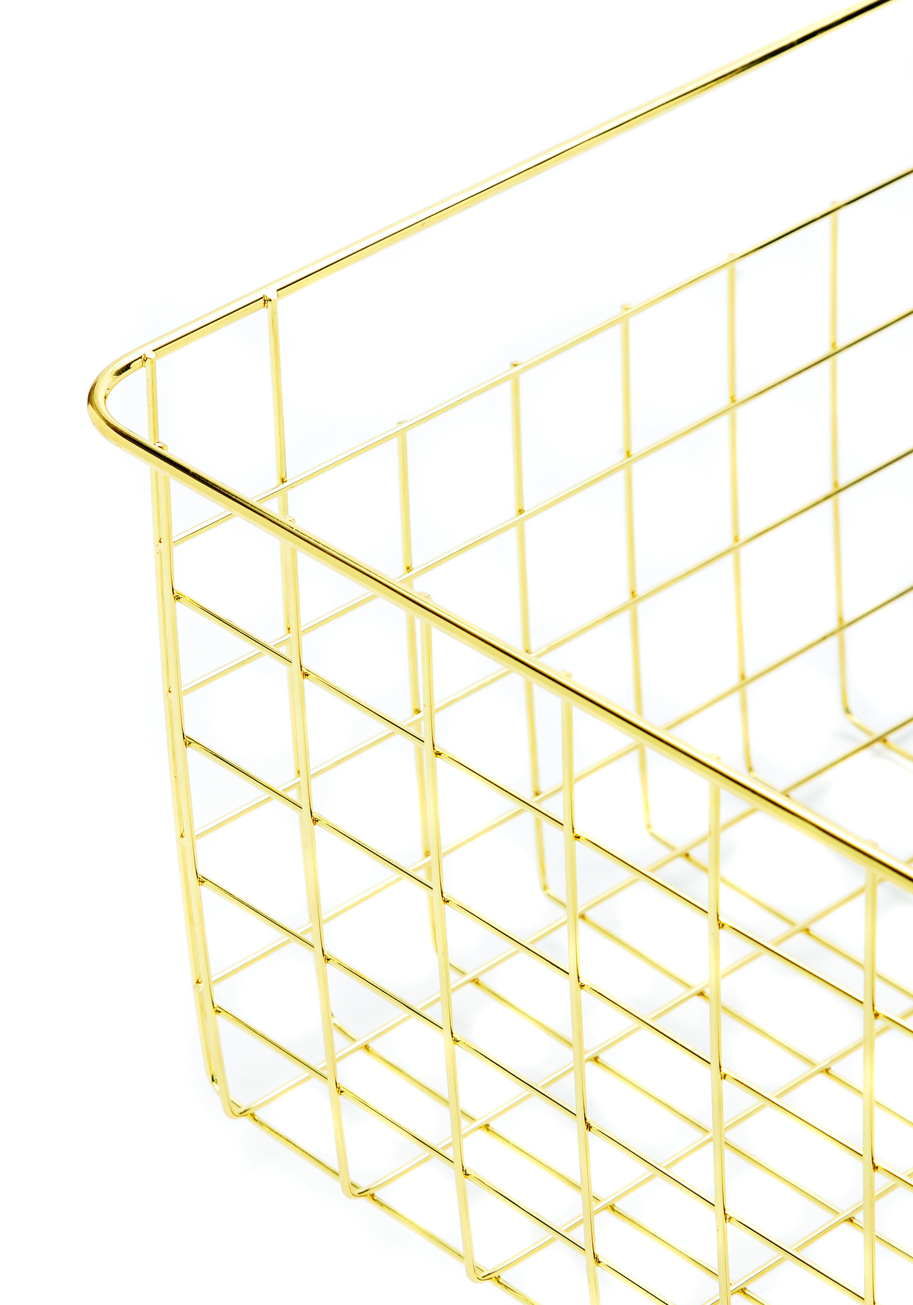 Стильная корзина для хранения Birdhouse, цвет золотой - фото 2