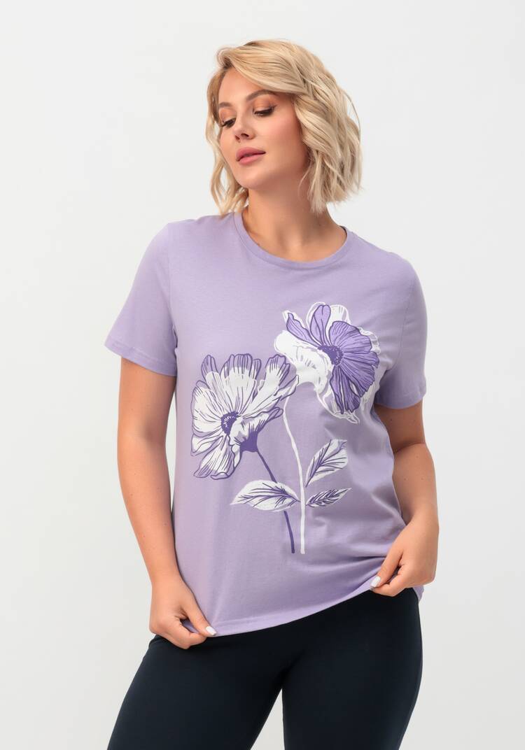 Костюм с принтом на футболке шир.  750, рис. 32