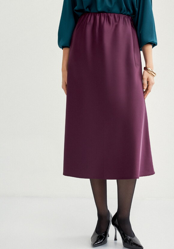 Юбка с резинкой в поясе cвободная шир.  580, рис. 12