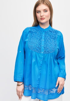 Блуза с кружевом Эстер