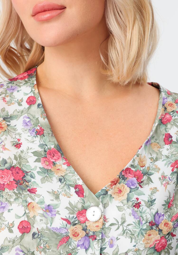 Платье с объемным рукавом свободного кроя шир.  750, рис. 5