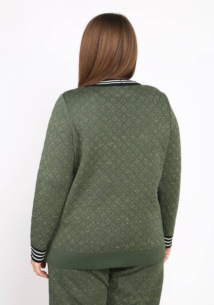 Жакет с метанитью на пуговицах шир.  750, рис. 4