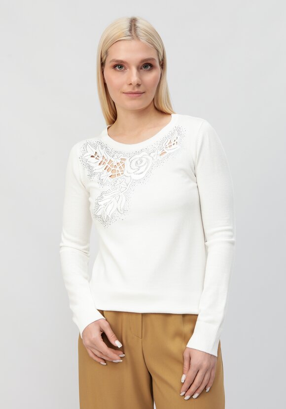 Блуза Цветочное ожерелье шир.  580, рис. 6