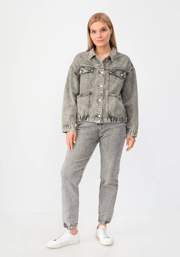 Куртка джинсовая Милена шир.  750, рис. 2