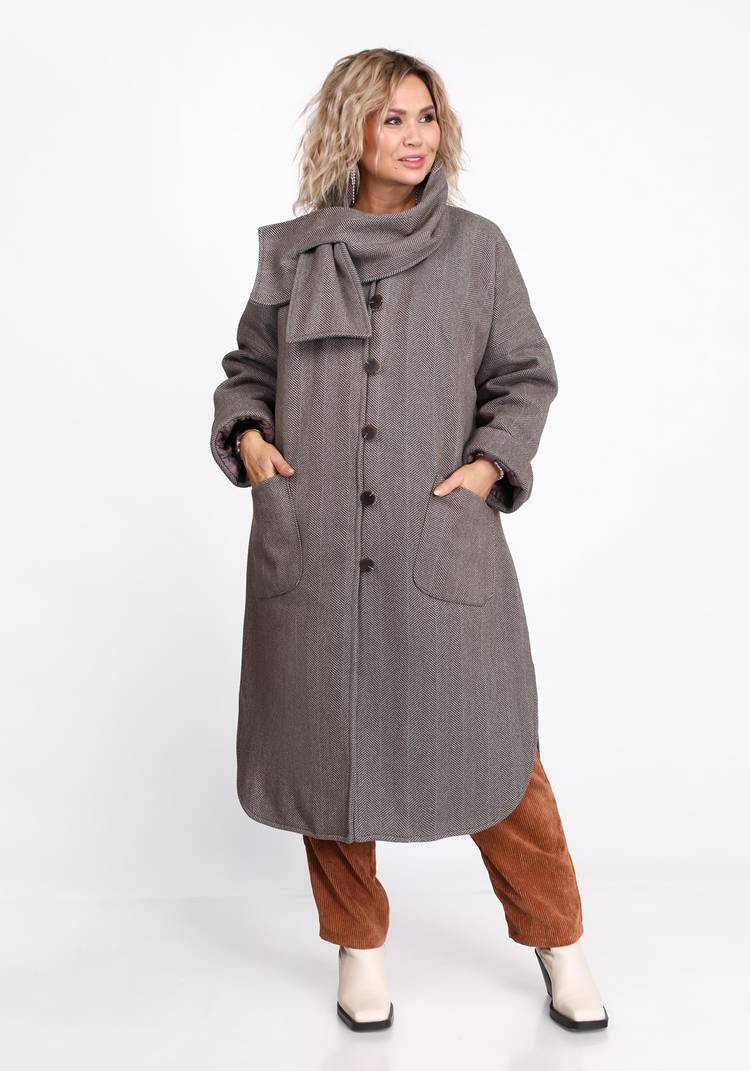 Пальто утепленное на синтепоне шир.  750, рис. 5