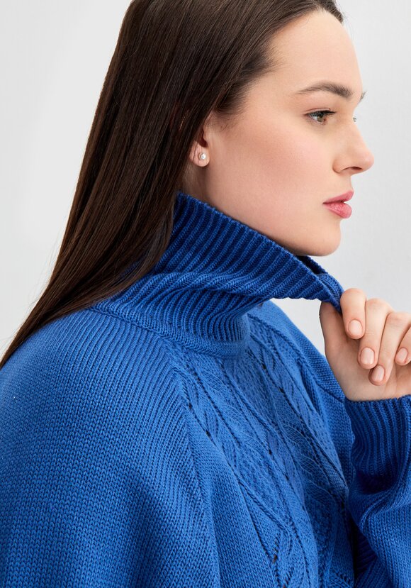 Свитер с ажурным рисунком шир.  580, рис. 17