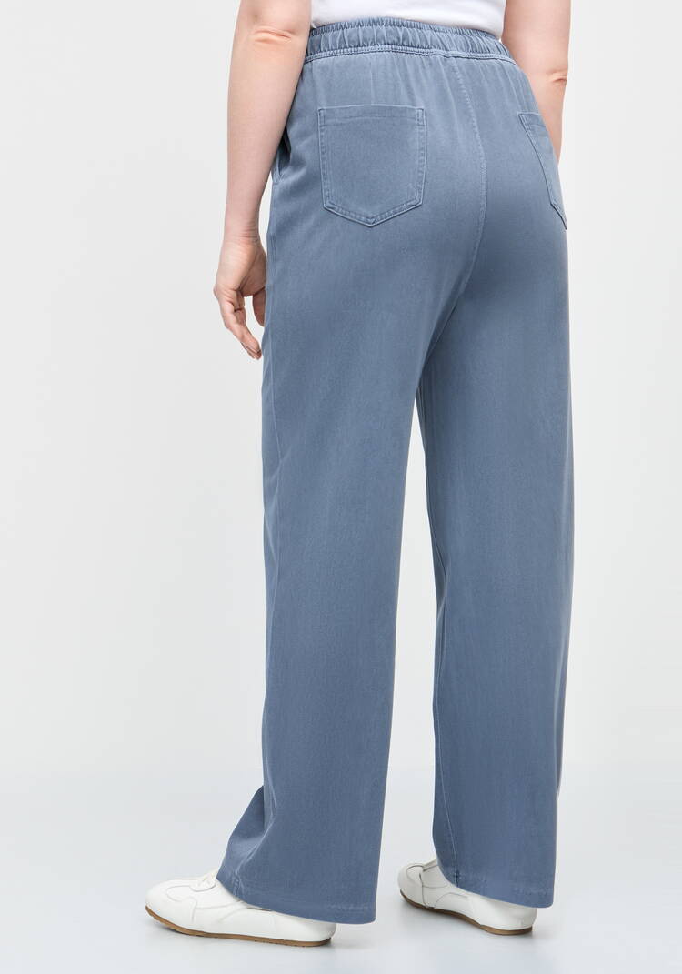 Брюки прямые от бедра с комфортным поясом шир.  750, рис. 25