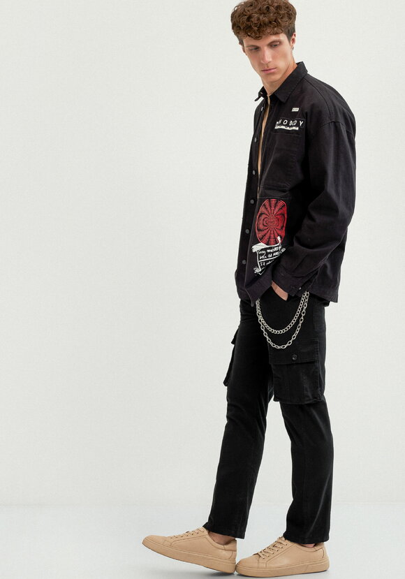 Брюки карго шир.  580, рис. 9