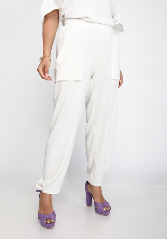 Брюки из умягчённого льна шир.  580, рис. 5