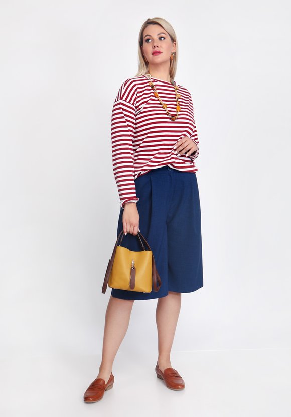 Бермуды с мягкими складками шир.  580, рис. 25