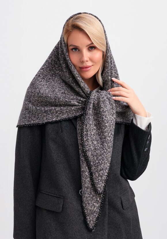 Платок согревающий из кашемира и шерсти шир.  580, рис. 4