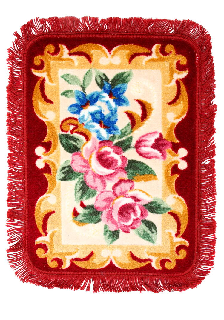 Коврик с бахромой шир.  750, рис. 16