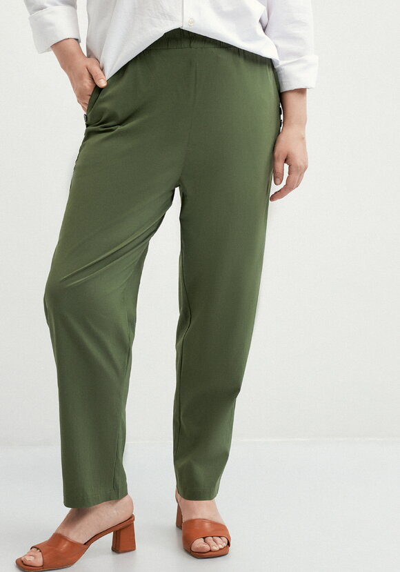 Брюки зауженные с декором из пуговиц шир.  580, рис. 11