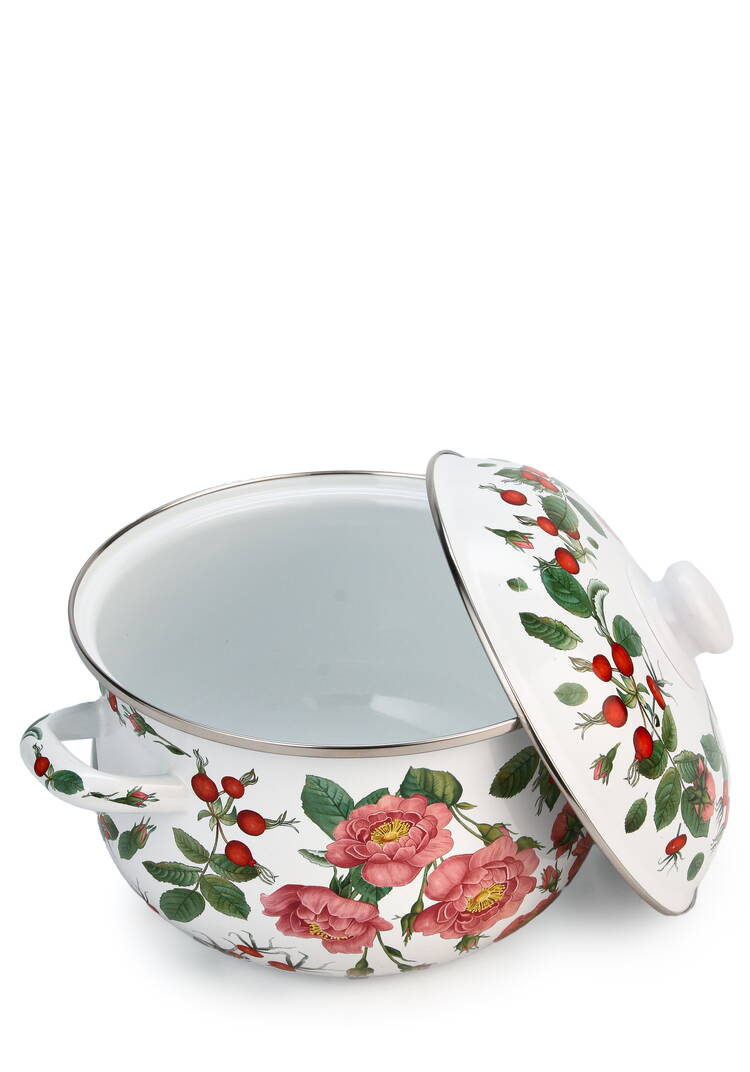 Эмалированная кастрюля с крышкой шир.  750, рис. 45