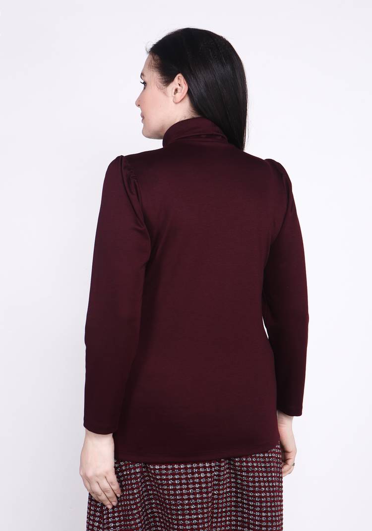 Водолазка базовая прямого кроя шир.  750, рис. 8