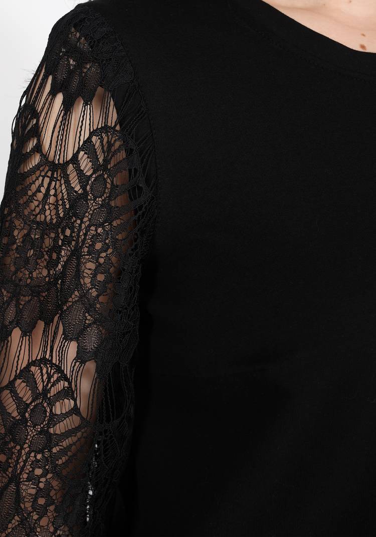 Топ-блуза с кружевным рукавом шир.  750, рис. 3