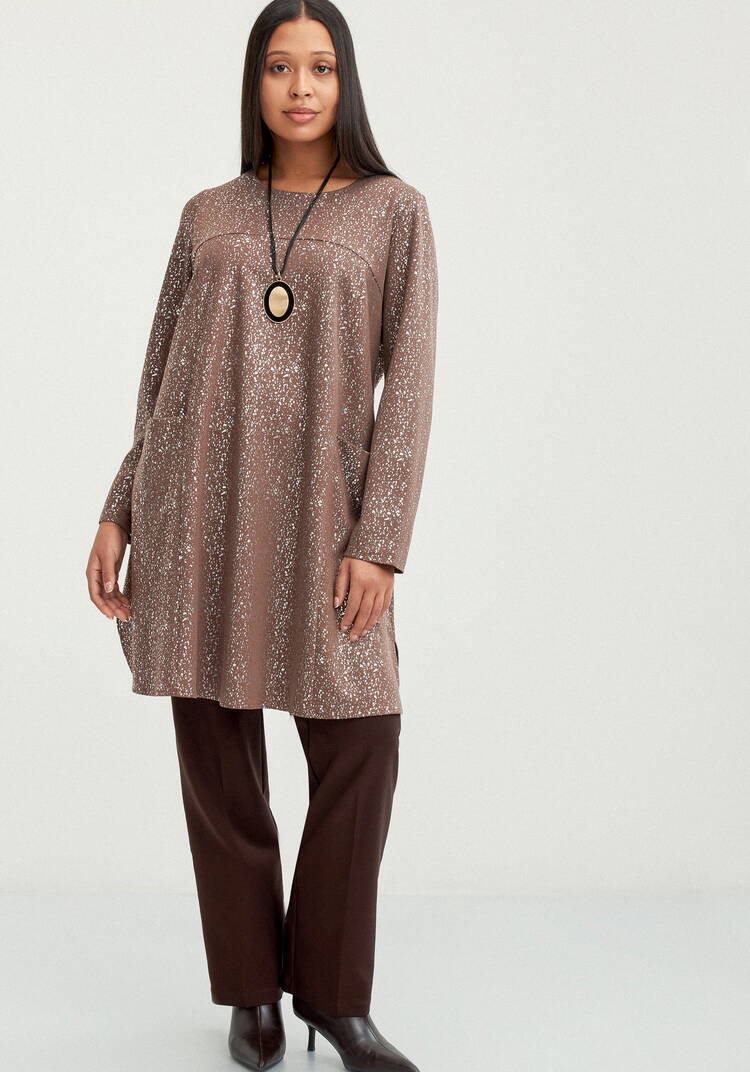 Туника с мерцающим напылением шир.  750, рис. 8