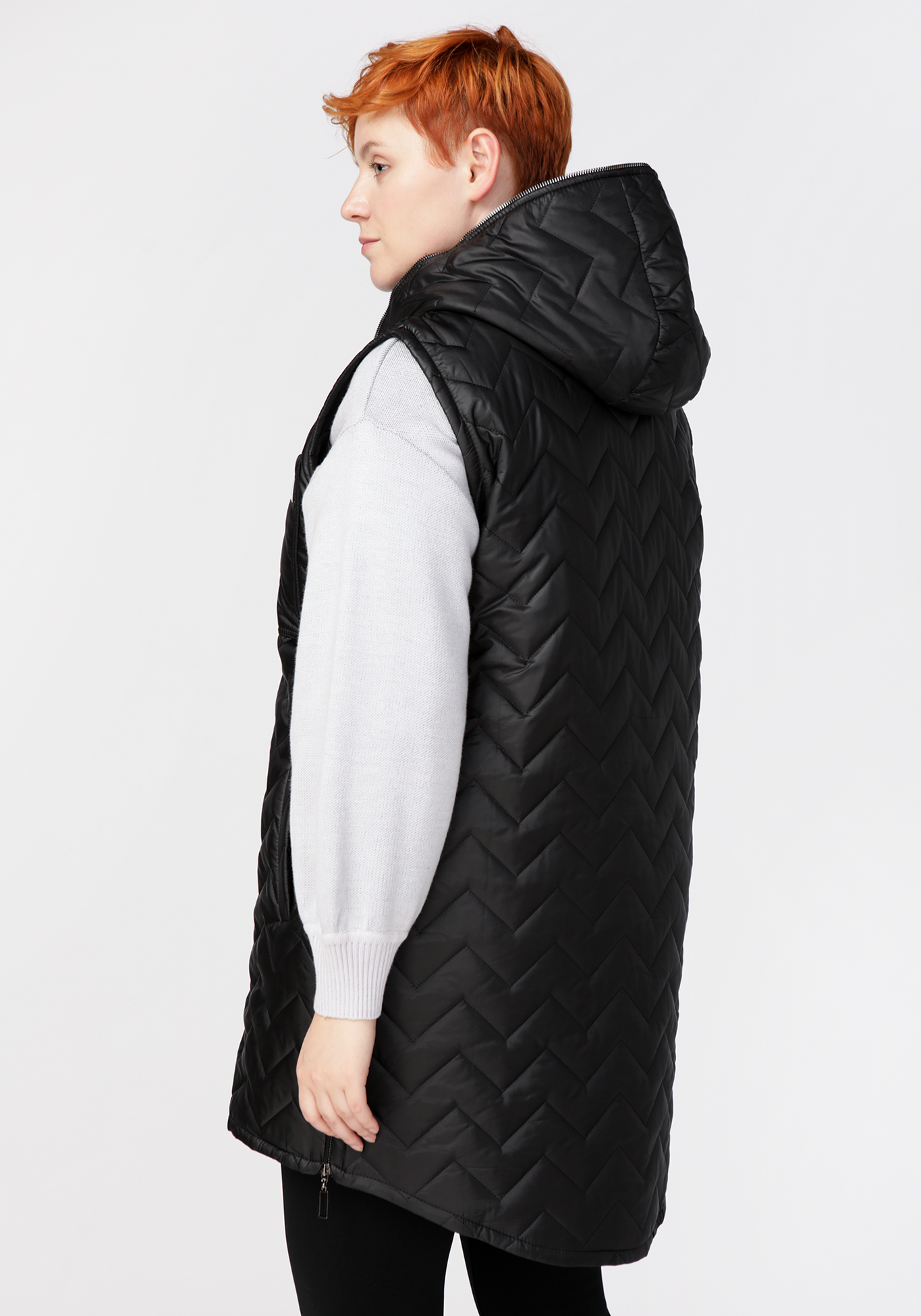 Утепленный жилет «Эмма» LORICCI, размер 50, цвет черный - фото 2