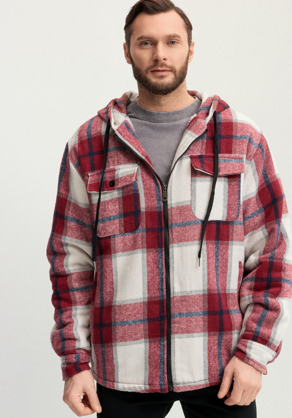 Рубашка с капюшоном и подкладом из шерпы шир.  580, рис. 23