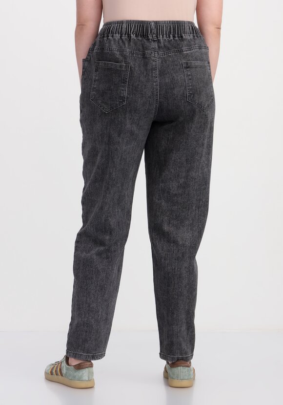 Джинсы с вышивкой Вечерняя прогулка шир.  580, рис. 9