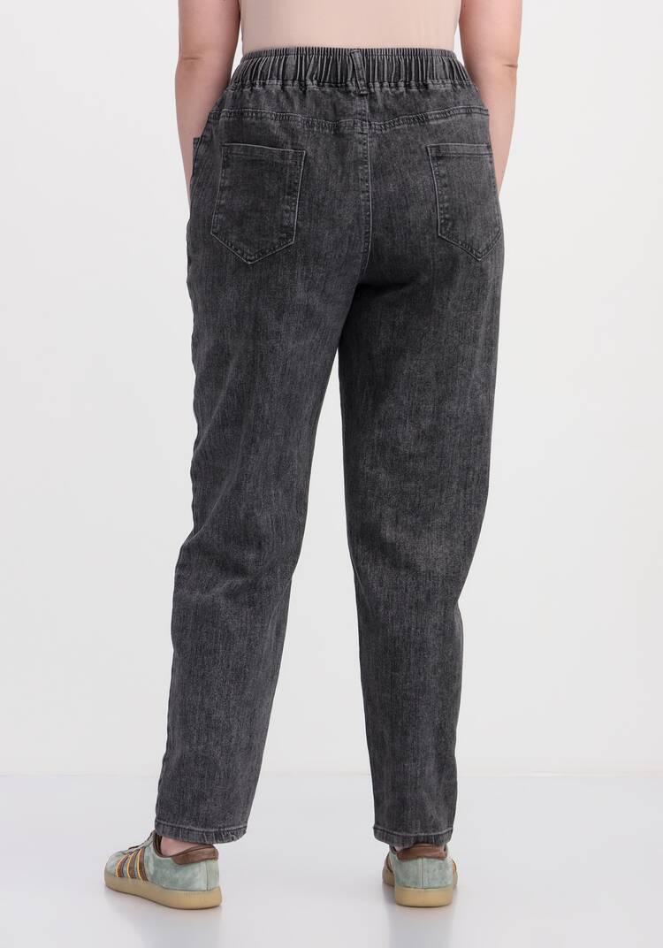 Джинсы с вышивкой Вечерняя прогулка шир.  750, рис. 9