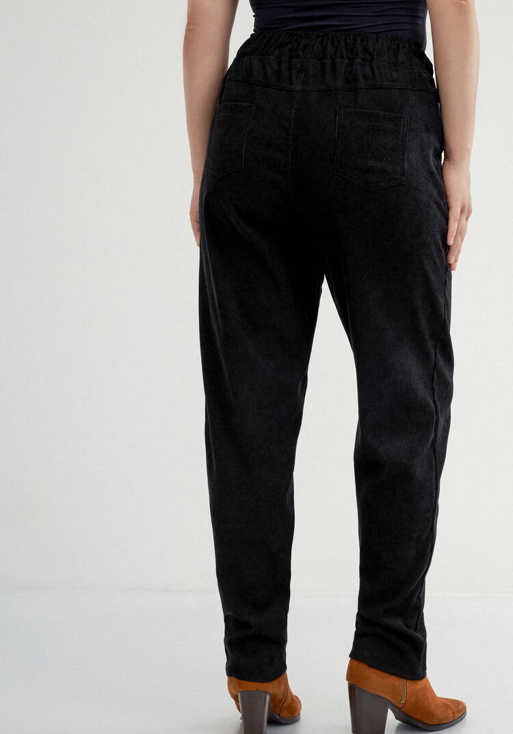 Брюки из микровельвета с комфортным поясом шир.  750, рис. 31