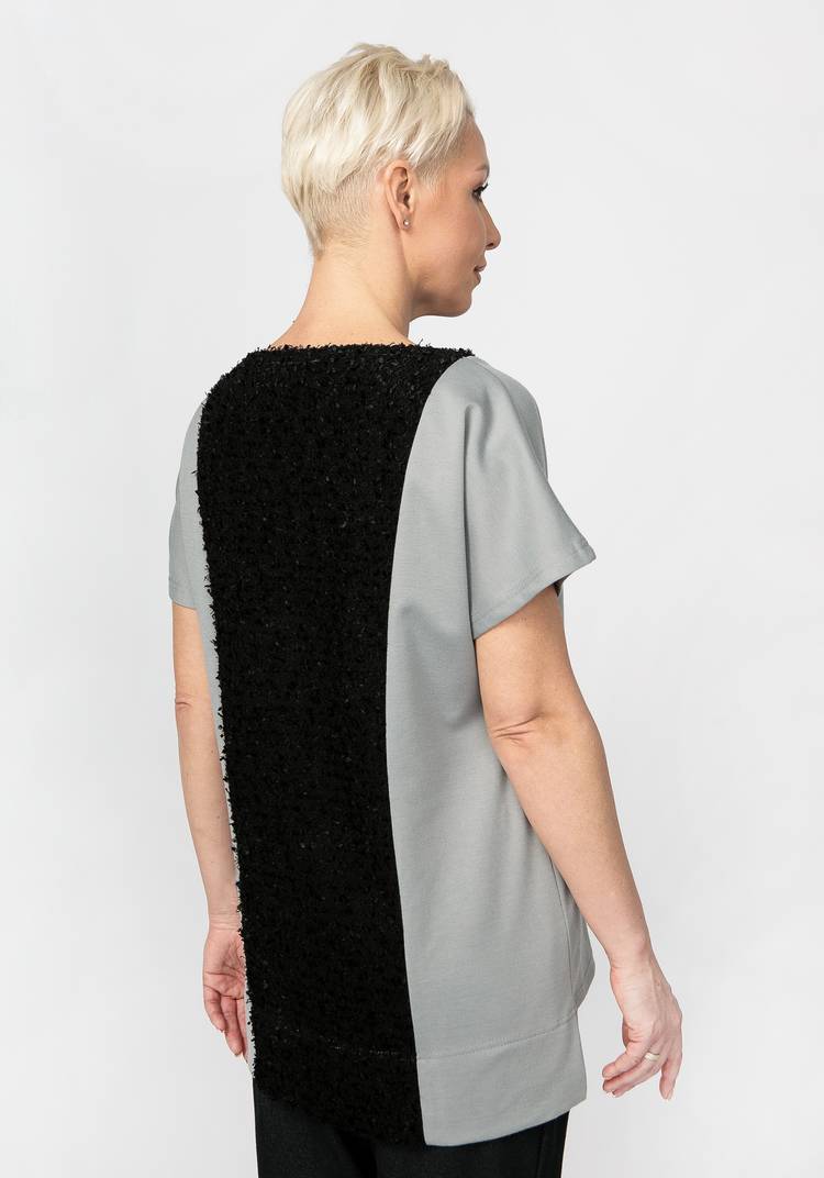 Туника с отделкой  по полочке Персефона шир.  750, рис. 13