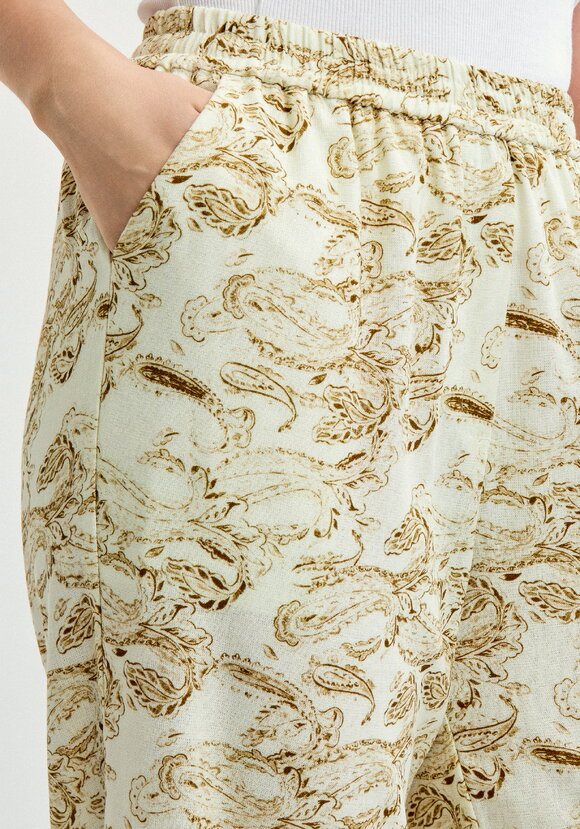 Брюки из льна пpямые шир.  580, рис. 5