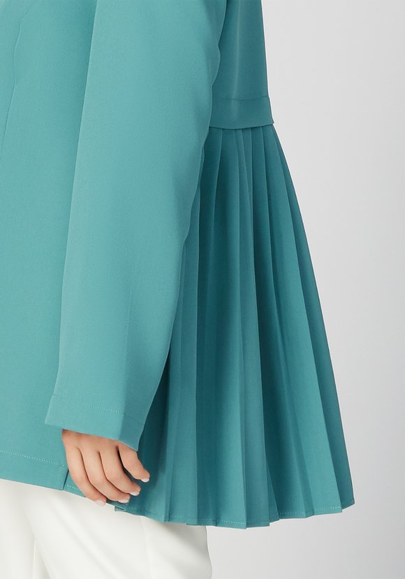 Пиджак с плиссированной спинкой шир.  580, рис. 6