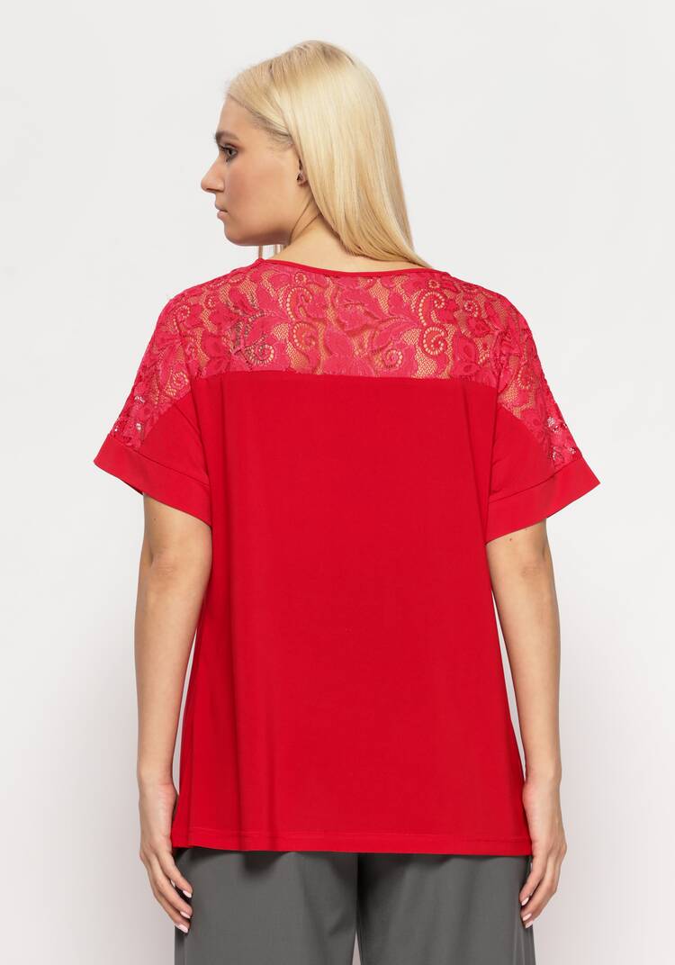 Блуза   с  кружевом шир.  750, рис. 14