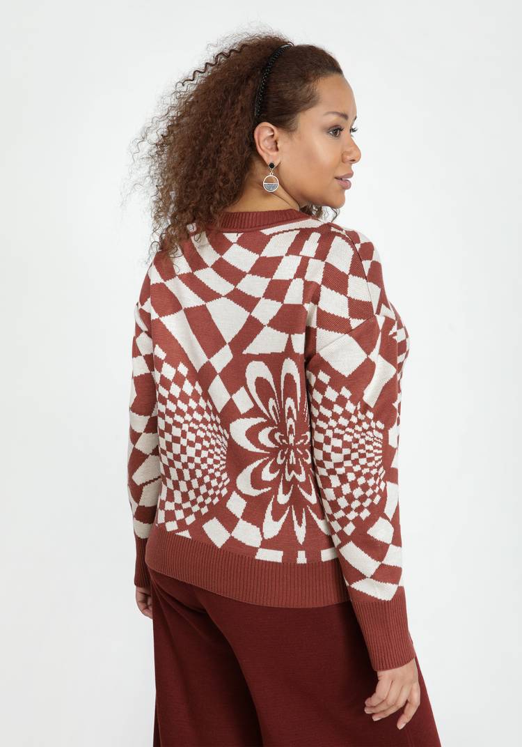 Джемпер с рисунком абстракция шир.  750, рис. 7