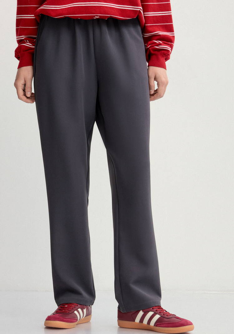 Брюки прямого силуэта зауженные к низу шир.  750, рис. 10