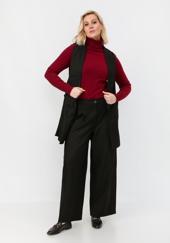 Брюки свободного силуэта с защипами шир.  580, рис. 7