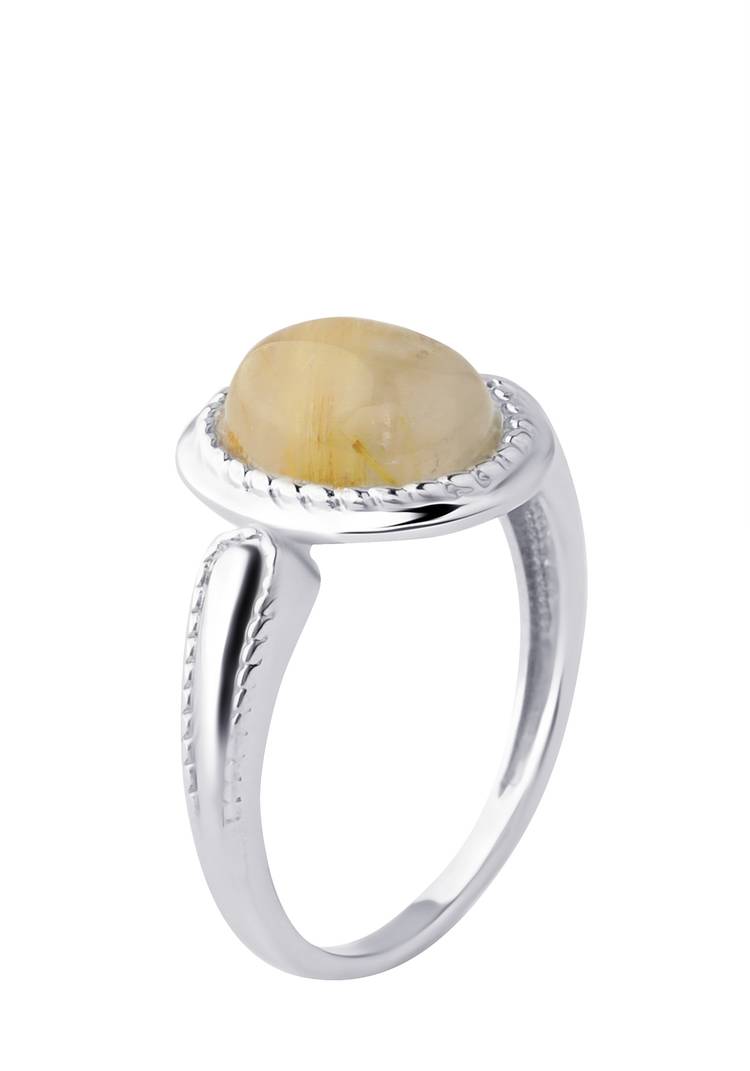 Серебряное кольцо Шерил шир.  750, рис. 1