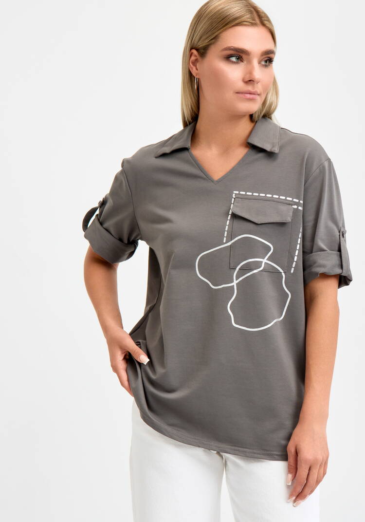 Блуза Чудо шир.  750, рис. 11