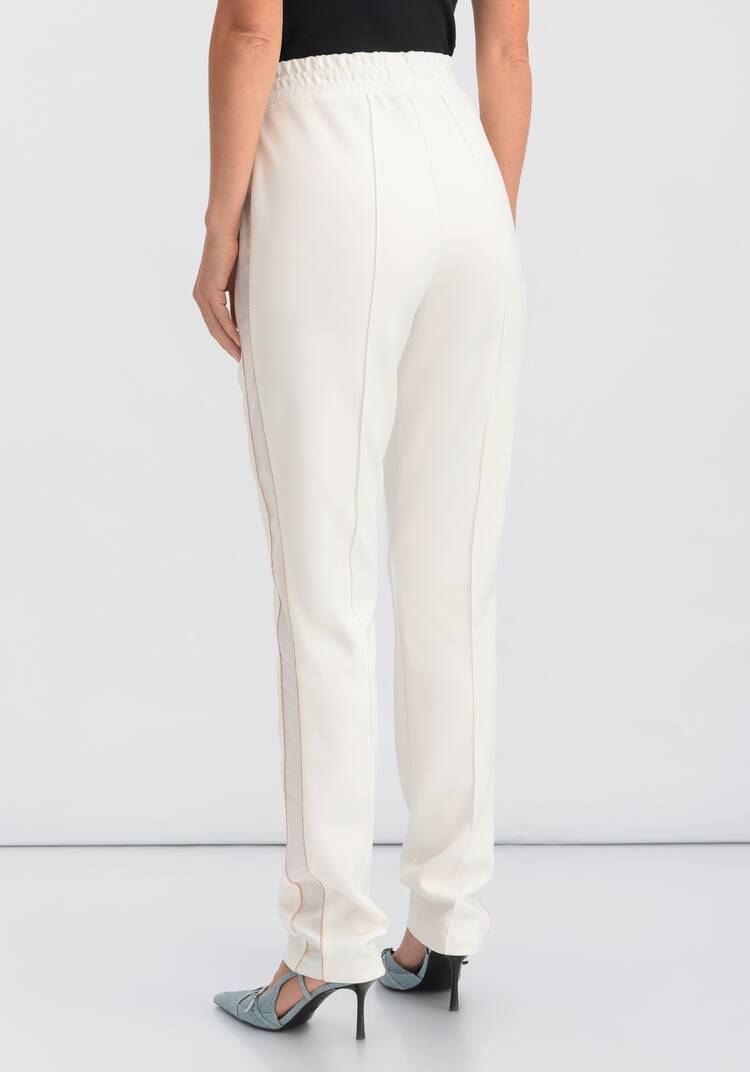 Брюки на резинке с лампасами и стрелками шир.  750, рис. 19