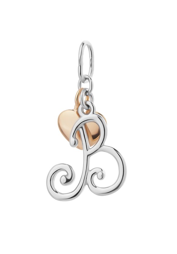 Серебряная подвеска Буквы шир.  580, рис. 2