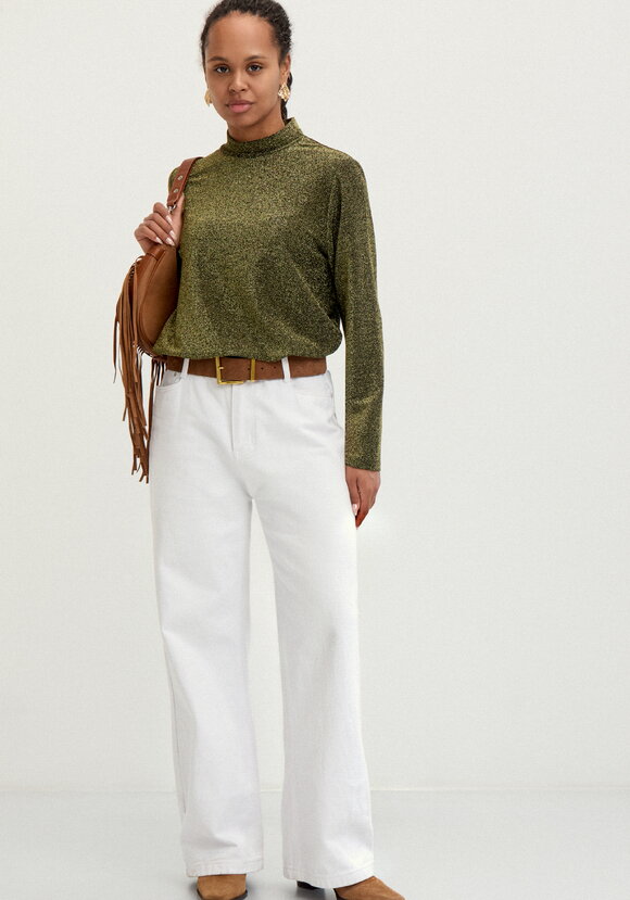 Блуза свободного кроя с мерцанием шир.  580, рис. 10