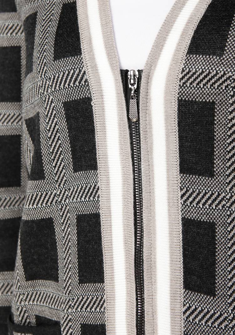 Кардиган женский на молнии шир.  750, рис. 9