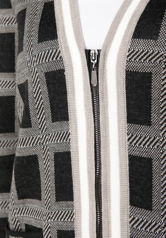 Кардиган женский на молнии шир.  580, рис. 9