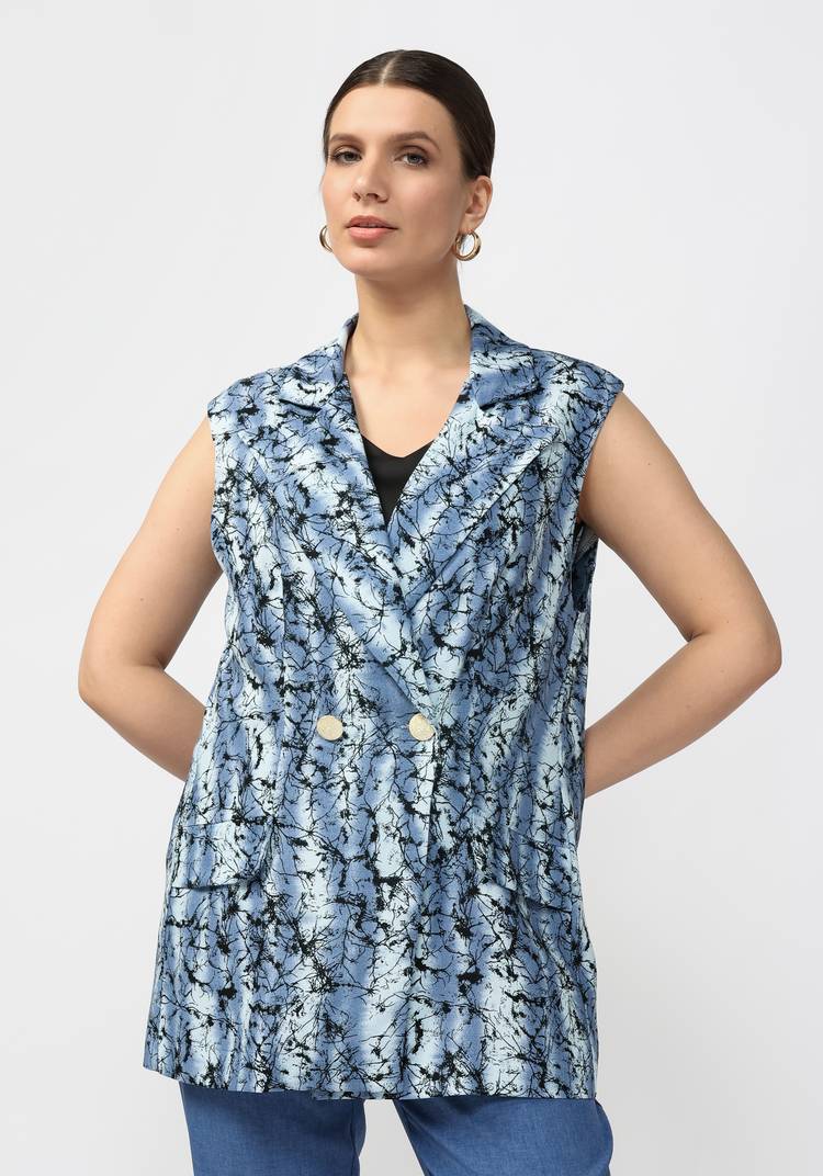 Жилет двубортный Полет шир.  750, рис. 23