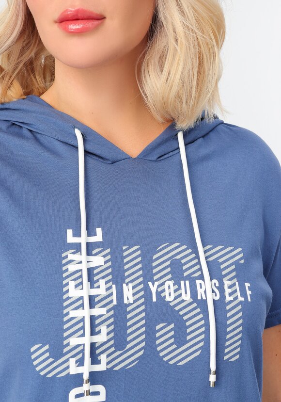 Платье с капюшоном свободного кроя шир.  580, рис. 30