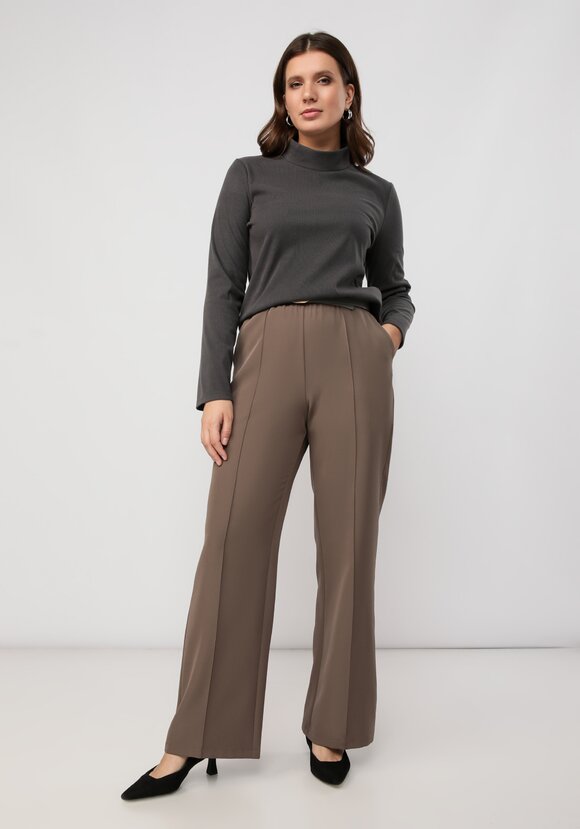 Брюки прямого кроя с комфортным поясом шир.  580, рис. 2