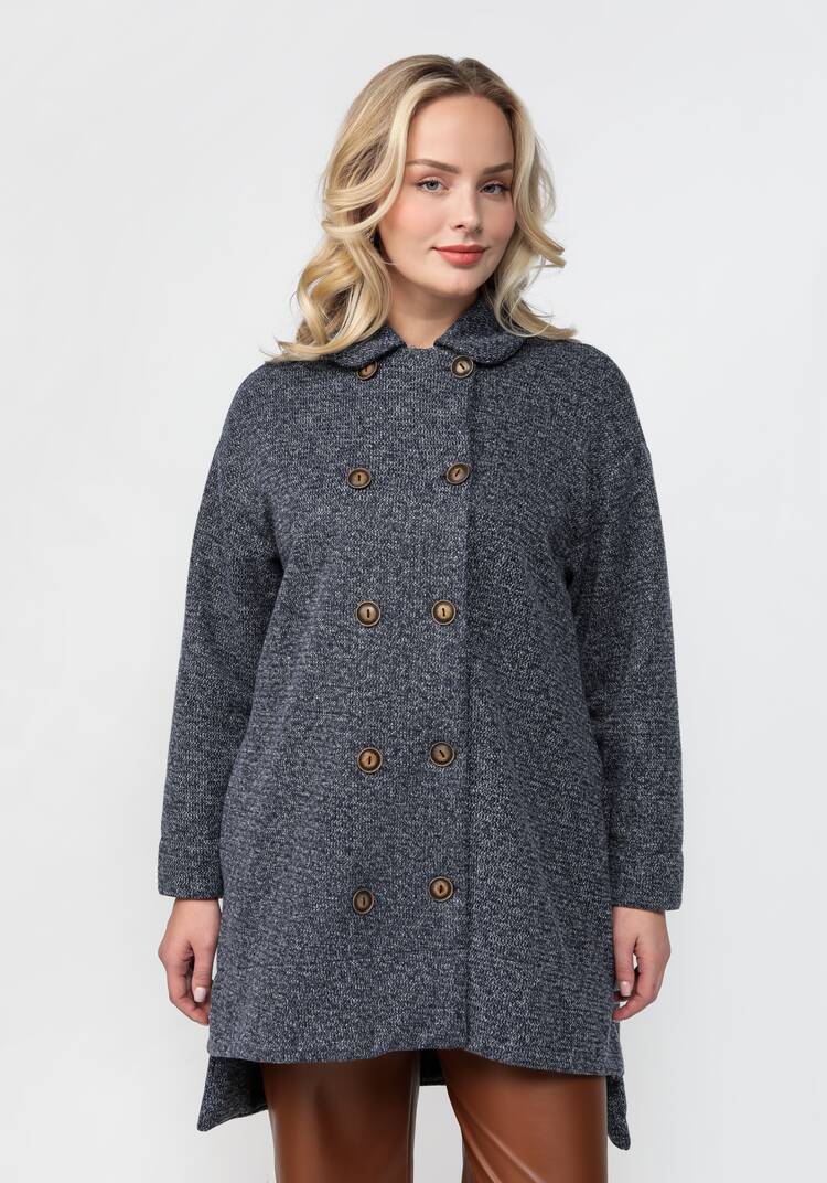 Полупальто свободного кроя шир.  750, рис. 4