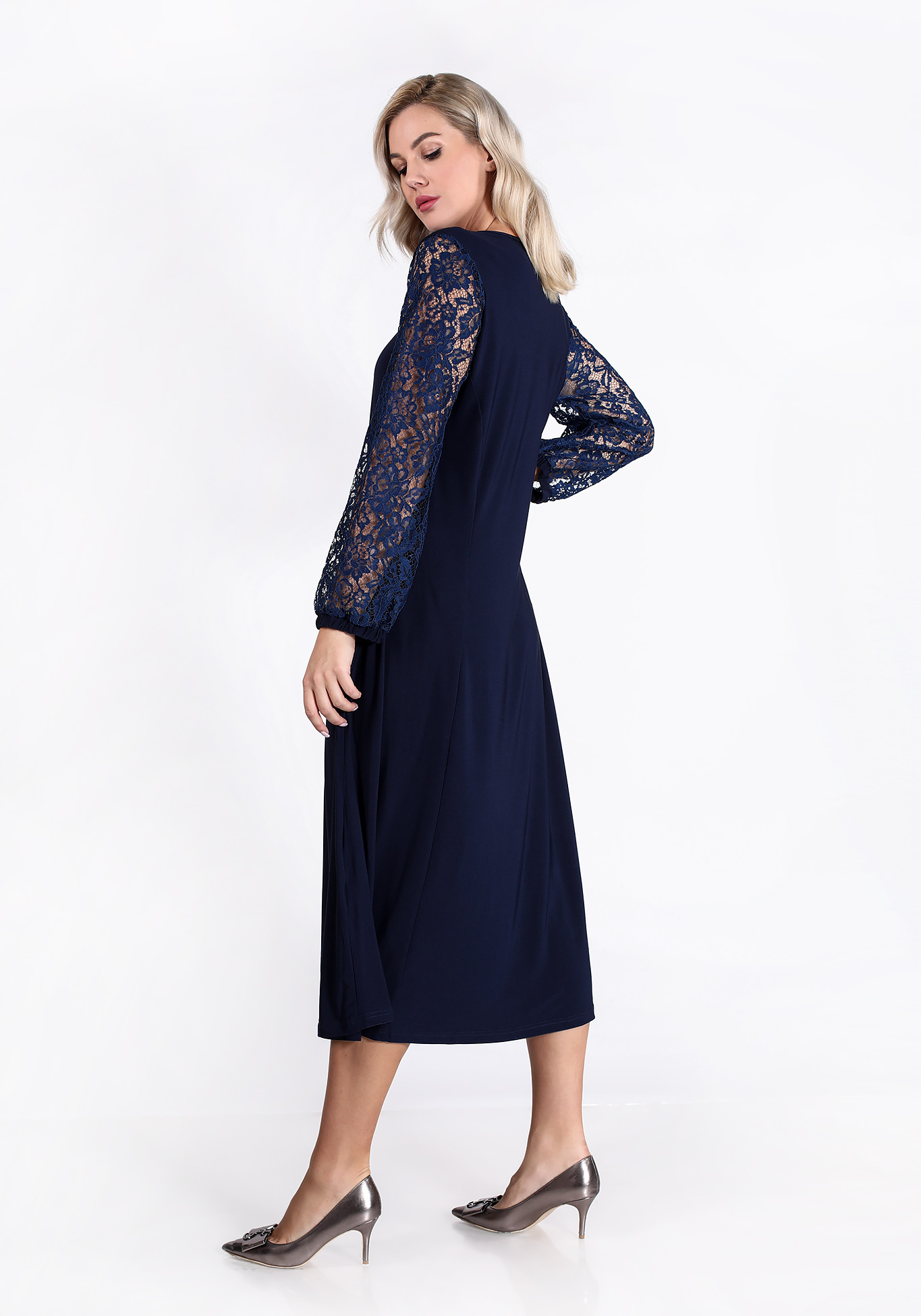 Платье «Прекрасная женщина» ZORY, размер 50, цвет темно-синий - фото 2