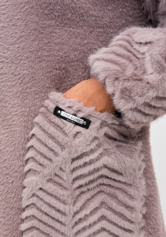 Куртка-альпака с капюшоном, удлиненная шир.  580, рис. 6