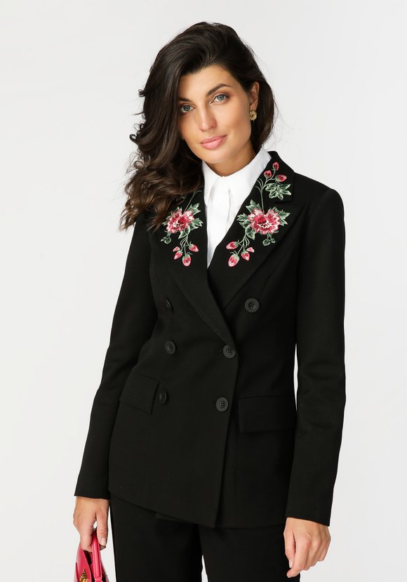 Пиджак с вышивкой Яркий образ шир.  580, рис. 1