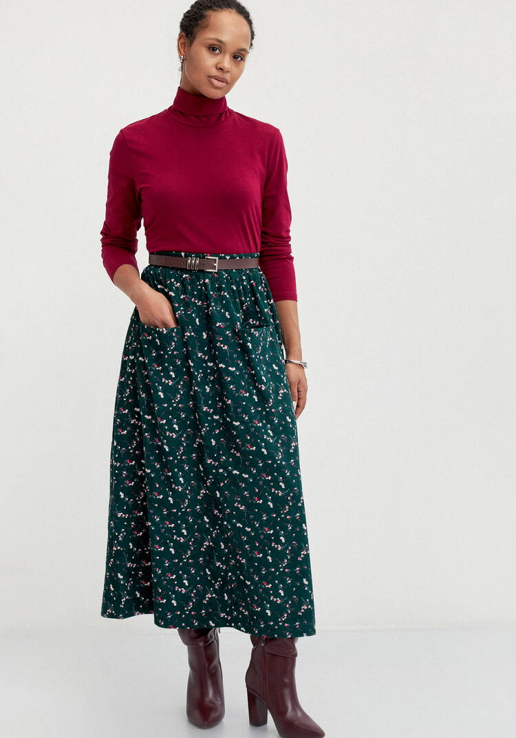 Юбка с оригинальными карманами впереди шир.  750, рис. 13